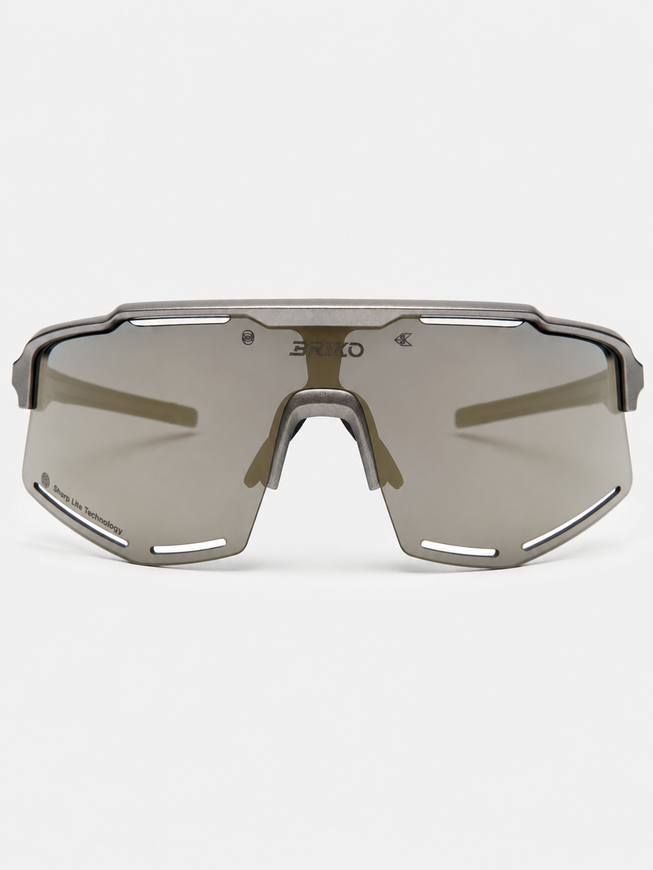Briko Komi Sharp Lite Chrome Gold front view