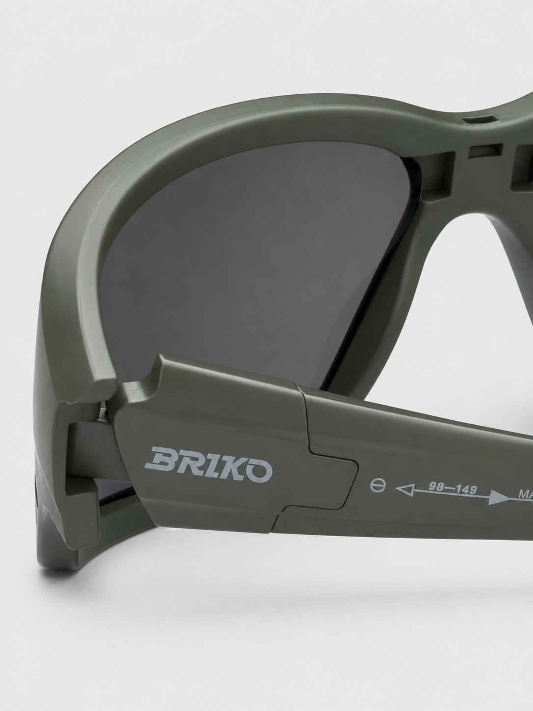 Briko Stealth Green Mondo back view