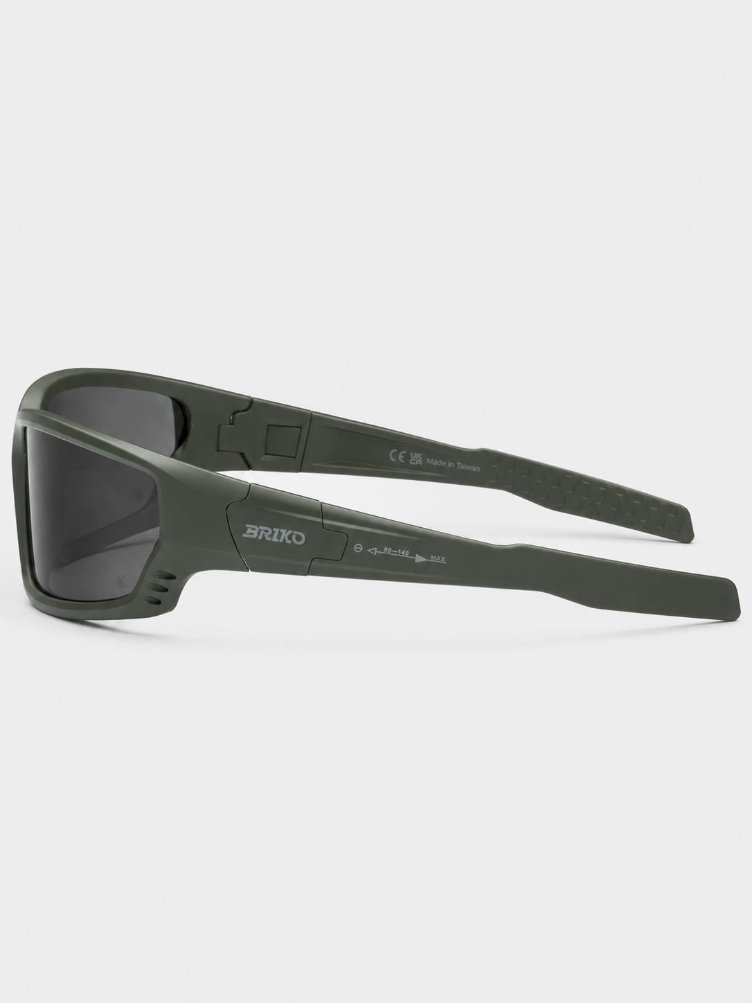 Briko Stealth Green Mondo side view