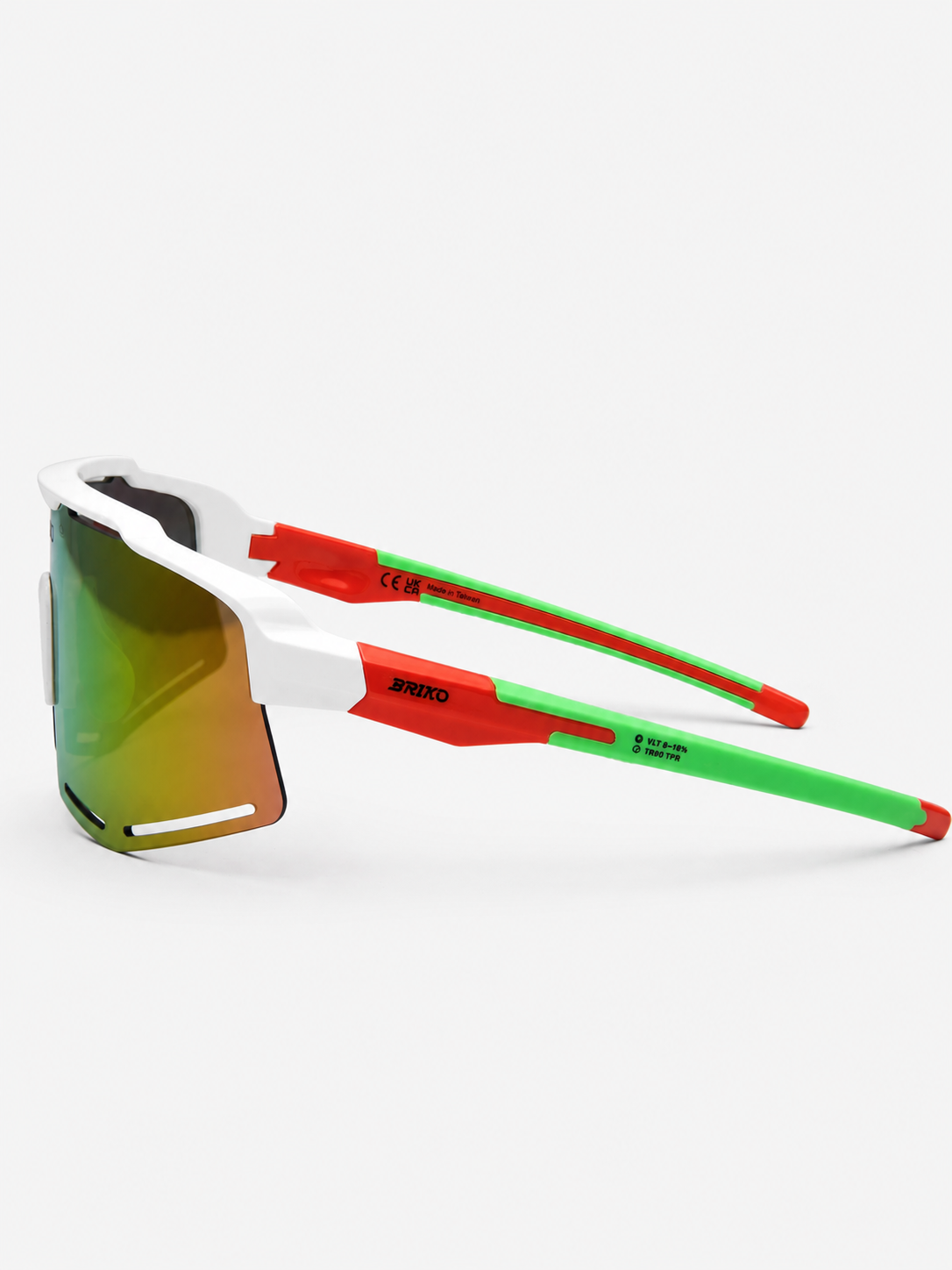 Briko Komi Shiny White Neon side view